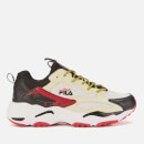 FILA Men's Ray Tracer Trainers - Fila Cream/Black/Fila Red