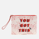 Radley Women's Motivational Small Ziptop Wristlet - Pink