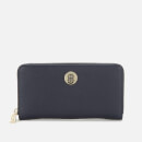 Tommy Hilfiger Women's Core Large Zip Around Purse - Sky Captain