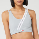 Tommy Sport Women's Low Support Tape Sports Bra - Grey Heather