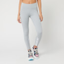 Tommy Sport Women's High Waisted Tape Leggings - Grey Heather