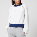 Tommy Sport Women's Wide Sleeve Crew Neck Sweatshirt - White