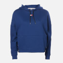 Tommy Sport Women's Cropped Fleece Tape Hoody - Blue Ink