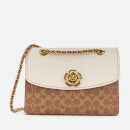 Coach Women's Colorblock Coated Canvas Signature Parker Shoulder Bag - Chalk