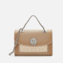 Coach Women's Coated Canvas Signature Soft Parker Shoulder Bag - Sand Taupe
