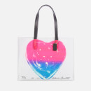 Coach 1941 Women's Coach X Richard Bernstein Heart Canvas Tote 42 - Pink Multi