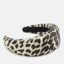 Ganni Women's Padded Hairband - Leopard