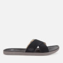 UGG Men's Brookside Suede Slide Sandals - Black