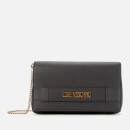 Love Moschino Women's Logo Chain Shoulder Bag - Black
