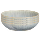 Denby Halo Speckle 4 Piece Pasta Bowl Set