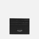 Ted Baker Men's Despot Woodgrain Leather Cardholder - Black