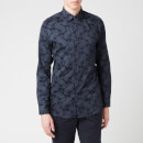 Ted Baker Men's Getout Cat Printed Shirt - Navy
