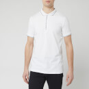 Armani Exchange Men's Collar Detail Polo Shirt - White