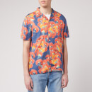 Nudie Jeans Men's Arvid Flowers Short Sleeve Shirt - Multi