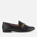 Coach Women's Helena C Chain Leather Loafers - Black