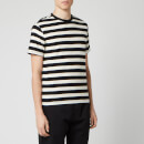 Officine Generale Men's Stripe T-Shirt - Black/White