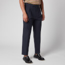 Officine Generale Men's Hugo Light Poplin Trousers - Navy