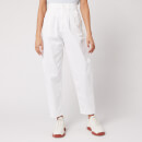 Levi's Women's Pleated Balloon Leg Jeans - White Fine Twill