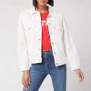 Levi's Women's Ex-Boyfriend Trucker Jacket - White Cell