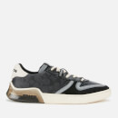 Coach Men's Signature Tech Court Trainers - Charcoal/Black