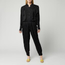Isabel Marant Women's Varzea Evening Jacquar Overalls - Black