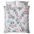 Sara Miller Bamboo Print Duvet Set - White