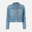 Guess Women's Adelya Zip Denim Jacket - Dolby
