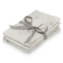 Cam Cam Printed Muslin Wash Cloth - Dandelion Natural, Fawn (Pack of 4)