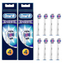 3D White Opzetborstels, Verpakking 8-Pak