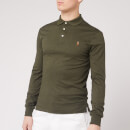 Polo Ralph Lauren Men's Long Sleeve Pima Polo Shirt - Alpine Heather