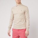 Polo Ralph Lauren Men's Long Sleeve Pima Polo Shirt - Tuscan Beige Heather
