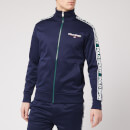 Polo Ralph Lauren Men's Polo Sport Stripe Fleece Track Jacket - Cruise Navy