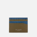 Ted Baker Men's Lizmag Exotic Print Cardholder - Olive