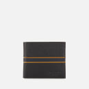 Ted Baker Men's Trave Striped Leather Bifold Wallet - Black