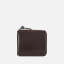 Ted Baker Men's Kerola Leather Zip Around Bifold Wallet - Xchocolate