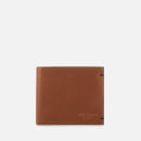 Ted Baker Men's Farthin Waxed Suede Bifold Wallet - Tan