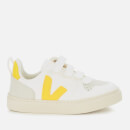 Veja Toddler's V10 Velcro Leather Trainers - White Tonic