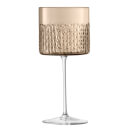LSA Wicker Wine Glass - Taupe 320ml (Set of 2)