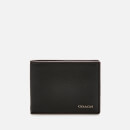 Coach Men's Pebble Leather Slim Bill Wallet - Black