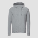 MP Form Zip Up Hoodie - Grey Marl - XS