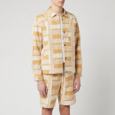 Folk Men's Orb Jacket - Marigold Jacquard