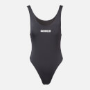 Calvin Klein Women's Scooped One Piece Swimsuit - Black