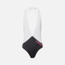 Calvin Klein Women's Plunge Front One Piece Swimsuit - PVH Black