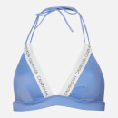 Calvin Klein Women's Fixed Triangle Bikini Top - Persian Jewel