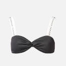 Calvin Klein Women's Twist Bandeau Bikini Top - Black