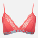 Tommy Hilfiger Women's Triangle Bra Crepe - Sugar Coral