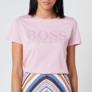 BOSS Women's Temellow T-Shirtight Purple
