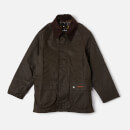 Barbour Boys' Beaufort Waxed Jacket - Olive