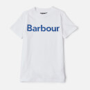 Barbour Boys' Logo T-Shirt - White/Blue