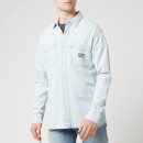 Levi's Men's New Camp Overshirt - Sun Bleached Indigo